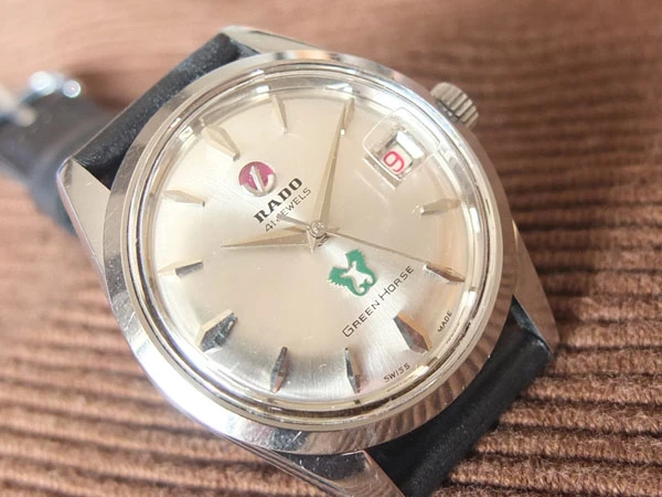 ラドー RADO グリーンホース 41石 オートマチック SS 希少品