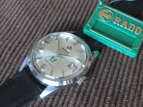 ラドー RADO グリーンホース 41石 オートマチック SS 希少品