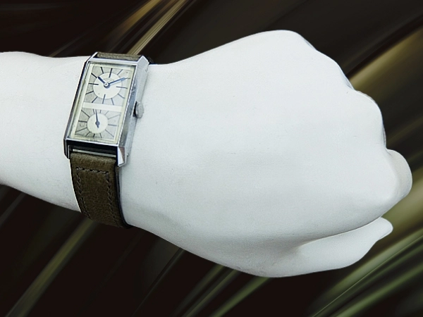 DYPSA レクタンギュラー 角型 メッキ 上下二分割ダイヤル 手巻き ドクターズウォッチ Doctor's Watch [代行おまかせコース]
