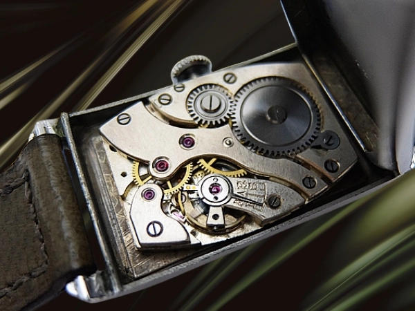 DYPSA レクタンギュラー 角型 メッキ 上下二分割ダイヤル 手巻き ドクターズウォッチ Doctor's Watch [代行おまかせコース]