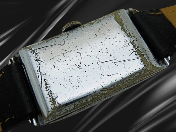 ラルコ レクタンギュラー 角型 15石 メッキ アールデコ ブラックダイヤル 手巻き ドクターズウォッチ RALCO Doctor's Watch [代行おまかせコース]