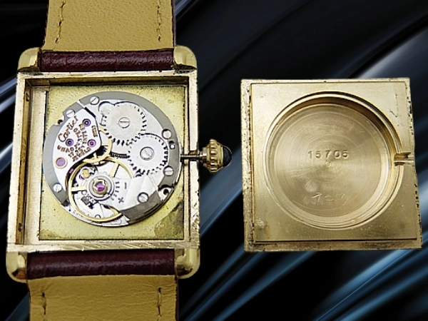 カルティエ マストタンク LM Cal.2512-1 レクタンギュラー ラピスラズリ文字盤 アルディロン尾錠装着 手巻き Cartier must de TANK [代行おまかせコース]