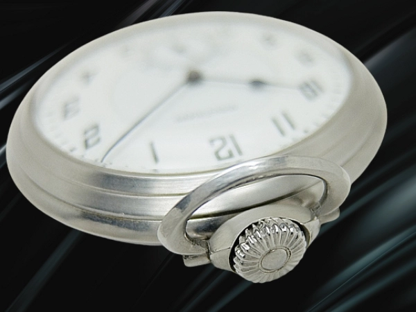 ウォルサム リバーサイド マキシマ 23石 SS ポーセリンダイヤル 懐中時計 WALTHAM Riverside Maximus [代行おまかせコース]