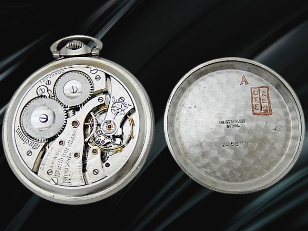 ウォルサム リバーサイド マキシマ 23石 SS ポーセリンダイヤル 懐中時計 WALTHAM Riverside Maximus [代行おまかせコース]