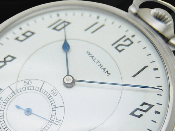 ウォルサム リバーサイド マキシマ 23石 SS ポーセリンダイヤル 懐中時計 WALTHAM Riverside Maximus [代行おまかせコース]