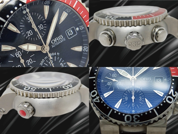 オリス TT1 チタン ダイバーズ クロノグラフ Ref.7542P ブラックダイヤル チタンブレス オートマ チック ORIS TT1 Diver Chronograph [代行おまかせコース]