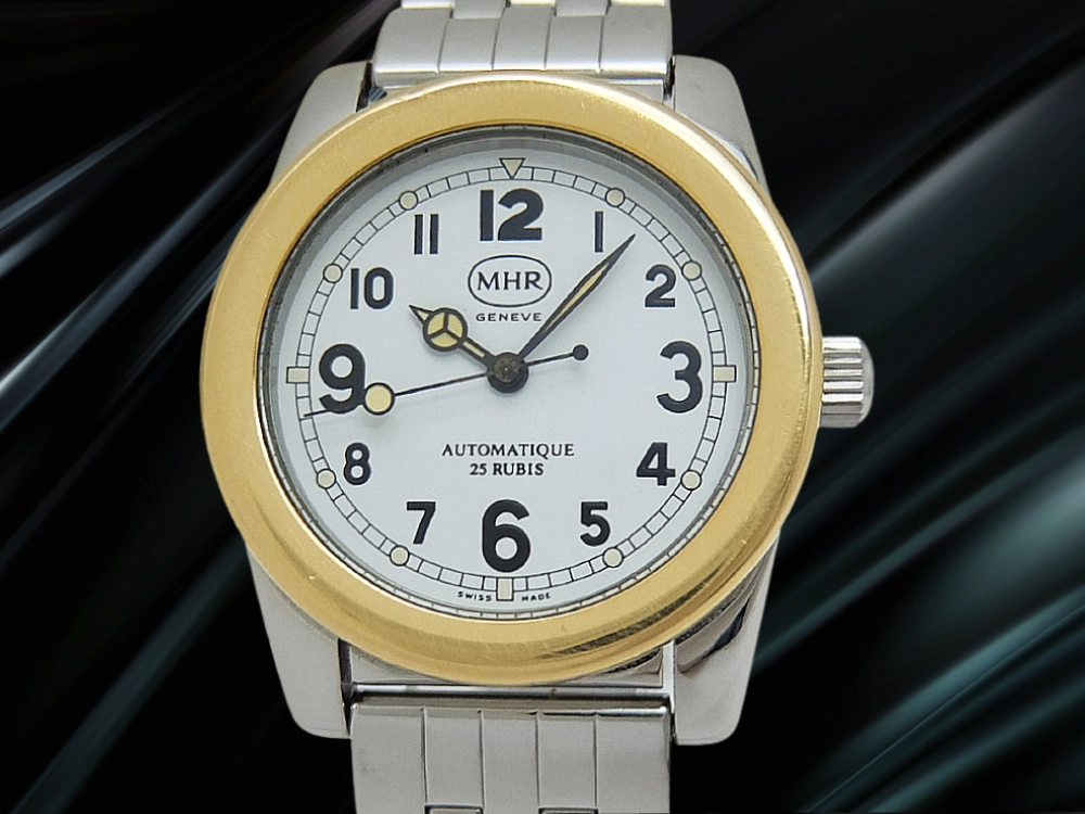 マハラ スパルビエロ Ref.BA2-5331 25石 Cal.2824-2 YG/SS ホワイトダイヤル ブレス装着 オートマチック MAHARA MHR Sparviero [代行おまかせコース]