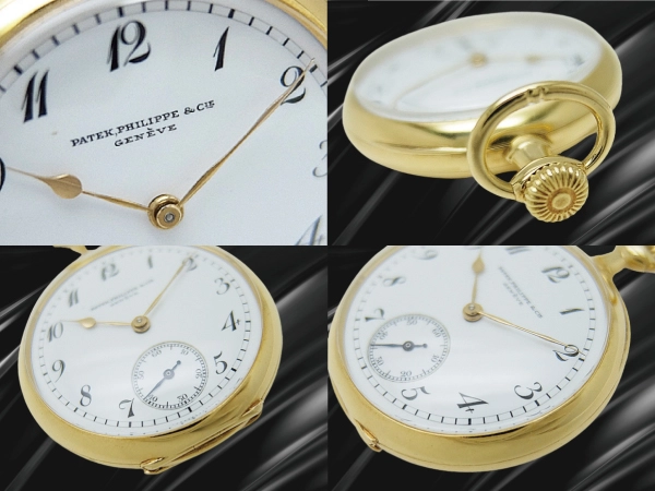 パテックフィリップ 懐中時計 Nº145679 総重量30g 18K Yellow Gold 金無垢 エナメル ホワイトダイヤル 手巻き アーカイブ付属 PATEK PHILIPPE montre pendentif [代行おまかせコース]