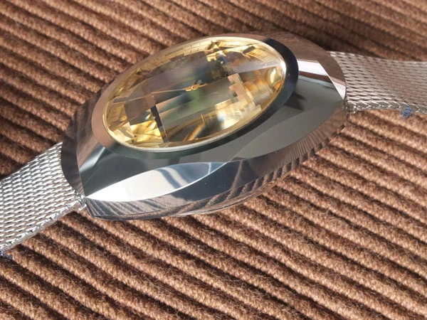 テクノス TECHNOS 電磁テンプ式 BORAZON ELECTRONIC ボラゾンエレクトロニック EII カットガラス 美品