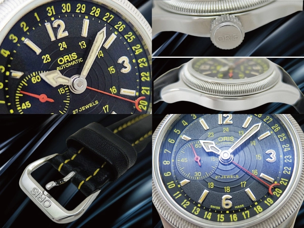 オリス ビッグクラウン コマンダー Ref.644 7487 GHF Cal.644 SS シースルーバック ブラックダイヤル ベルト装着 オートマ チック BOX・保証書・取説付属 ORIS Big Crown Pointer Date Commander [代行おまかせコース]