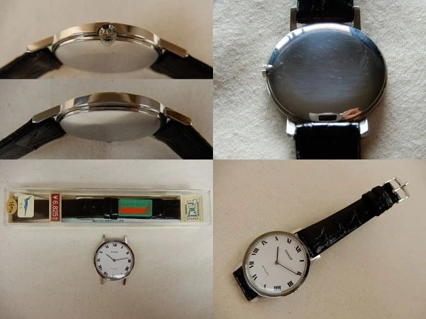ティソ TISSOT Cal.2141 手巻き ホワイトローマンダイヤル 薄型 2針