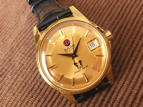 ラドー RADO ゴールデンホース Golden Horse リミテッドエディション 限定品 復刻版 ゴールド文字盤 自動巻き オートマチック 美品