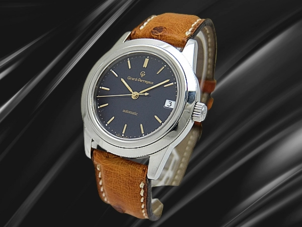 ジラールペルゴ GP90 Ref.1100 Cal.2200 SS ネイビーダイヤル スナップバック GPベルト+尾錠装着 オートマチック GIRARD-PERREGAUX 代行おまかせコース」