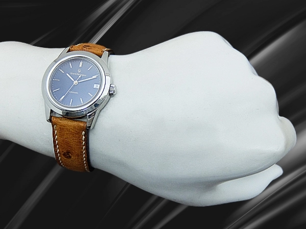 ジラールペルゴ GP90 Ref.1100 Cal.2200 SS ネイビーダイヤル スナップバック GPベルト+尾錠装着 オートマチック GIRARD-PERREGAUX 代行おまかせコース」