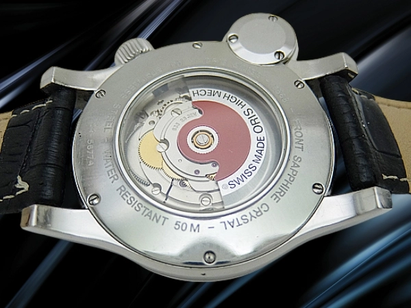 オリス フライトタイマー デイデイト Ref.7568 SS コインエッジベゼル ブラックダイヤル インナーベゼル 社外ベルト装着 パイロットウォッチ オートマチック BOX・国際保証・購入店保証付属 ORIS Flight Timer Day Date [代行おまかせコース]