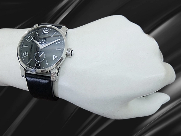 モンブラン タイムウォーカー ビッグデイト Ref.7050 SS ブラックダイヤル ベルト+尾錠装着 オートマチック 2023年OH済 BOX・保証兼取説・時計店修理明細付属 MONTBLANC TimeWalker Big Date [代行おまかせコース]