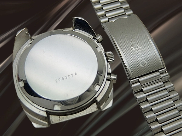 ゾディアック 2reg. クロノグラフ Ref.842.888 Cal.7734 SS クッショ ン ゾロダイヤル セミエクステンション付きブレス装着 手巻き Zodiac Vintage Chronograph [代行おまかせコース]