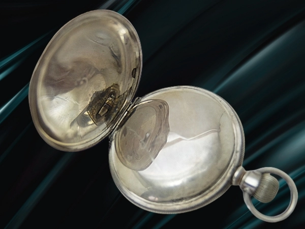 ウォルサム 18サイズ D.P.バートレット レバーセット式 銀ハンターケース ホワイトダイヤル シルバーT字バーチェーン 懐中時計 American Waltham Watch Company D.P.Bartlett [代行おまかせコース]