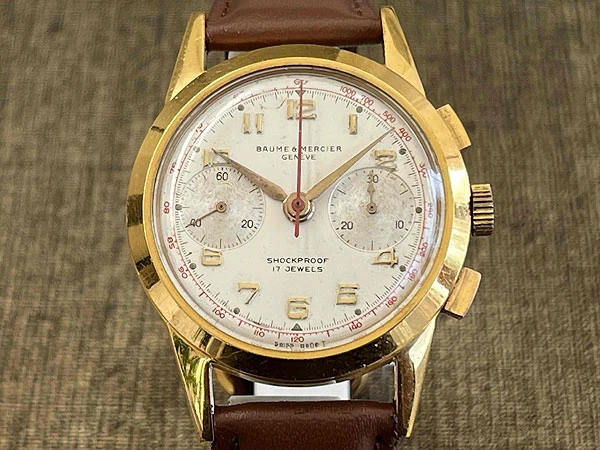 ボーム&メルシエ BAUME & MERCIER 2レジスター クロノグラフ ランデロン48搭載