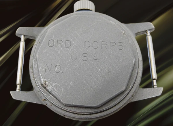 ウォルサム 米軍ミリタリーウォッチ 17石 Cal.6/0-B ダストプルーフ 象牙アイボリーダイヤル 社外引き通しストラップ装着 手巻き WALTHAM military ORD CORPS U.S.A. [代行おまかせコース]