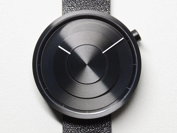 U+O ユート oo watch 002 Saturn Black クオーツ パッケージ・説明書兼保証書付属