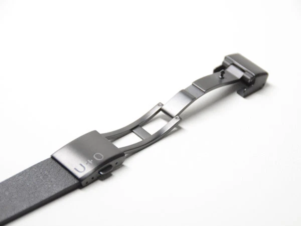 U+O ユート oo watch 002 Saturn Black クオーツ パッケージ・説明書兼保証書付属