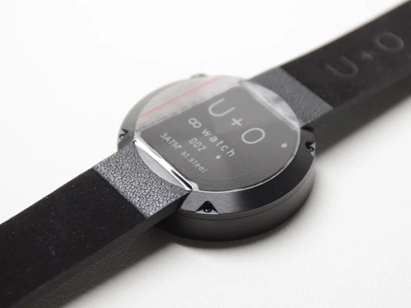 U+O ユート oo watch 002 Saturn Black クオーツ パッケージ・説明書兼保証書付属