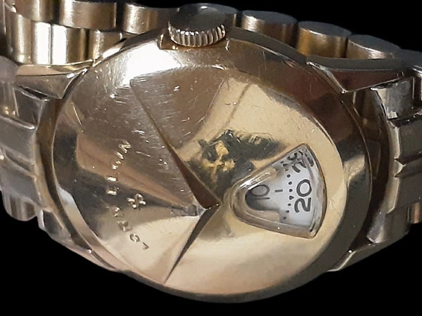 ロードエルジン Lord Elgin ヴィンテージウォッチ 通称「鉄仮面」 アメリカでの愛称「シェブロン Chevron」