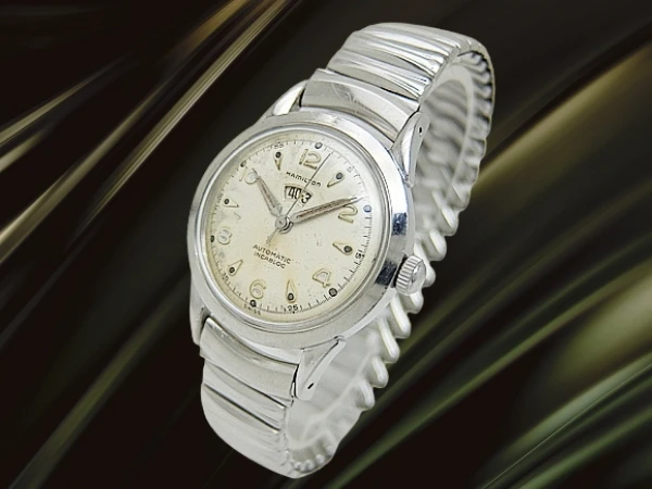 ハミルトン パワーリザーブ インジケーター Cal.1256 SS パティナダイヤル KREISLER社製エクステンションブレス装着 オートマチック HAMILTON Illinois [代行おまかせコース]