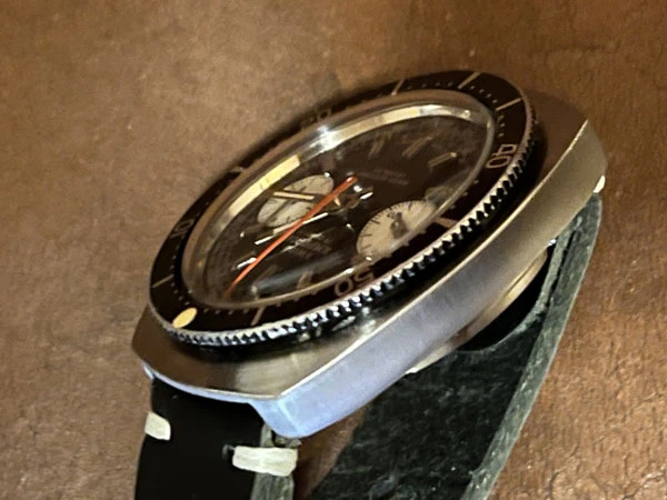 スイスエンペラー Swiss EMPEROR ダイバークロノグラフ バルジュー7733ヴィンテージ 美品