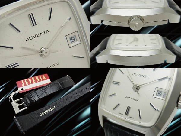 ジュベニア レディース 17石 Ref.8797R Cal.10911 SS トノー シルバーダイヤル 専用ベルト+尾錠装着 オートマチック JUVENIA [代行おまかせコース]