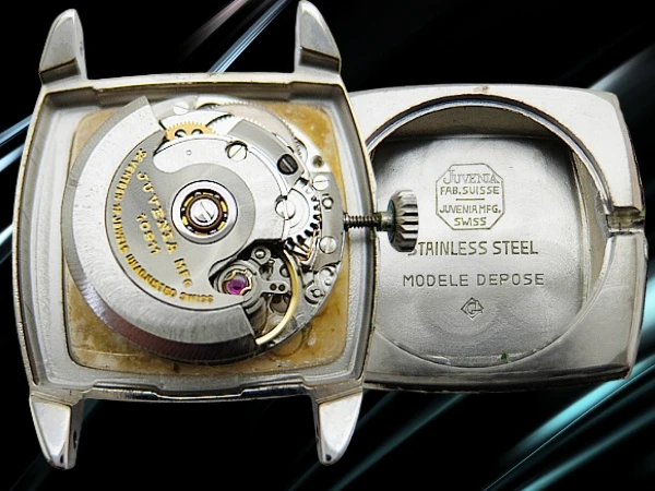 ジュベニア レディース 17石 Ref.8797R Cal.10911 SS トノー シルバーダイヤル 専用ベルト+尾錠装着 オートマチック JUVENIA [代行おまかせコース]