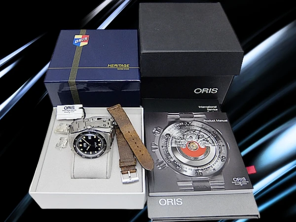 オリス ダイバーズ 65 Ref.01 733.7720.4054 SS ブラックダイヤル ブレス装着 オートマチック ヘリテージボックス付属 ORIS DIVER Sixty-Five [代行おまかせコース]
