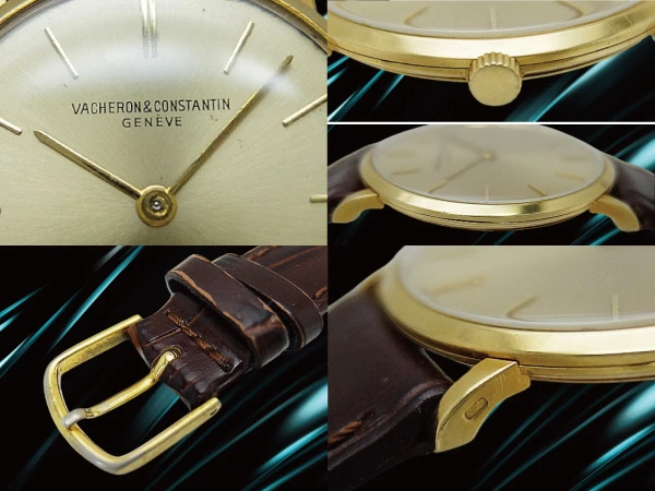 ヴァシュロン コンスタンタン Ref.6715 Cal.1003 重量15g 18KYG 金無垢 ゴールドダイヤル モレラート製ベルト装着 手巻き 極薄ドレスウォッチ ボーイズサイズ VACHERON CONSTANTIN [代行おまかせコース]