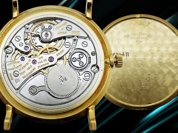 ヴァシュロン コンスタンタン Ref.6715 Cal.1003 重量15g 18KYG 金無垢 ゴールドダイヤル モレラート製ベルト装着 手巻き 極薄ドレスウォッチ ボーイズサイズ VACHERON CONSTANTIN [代行おまかせコース]