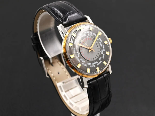 ポールガルニエ PAUL GARNIER 手巻き GMT 24H コンビモデル ドイツ製ウオッチ Vintage Watch