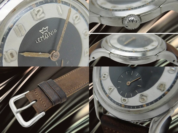 レマニア スモールセコンド Ref.280 Cal.3000 SS ツートンダイヤル 社外製レザー装着 手巻き LEMANIA [代行おまかせコース]