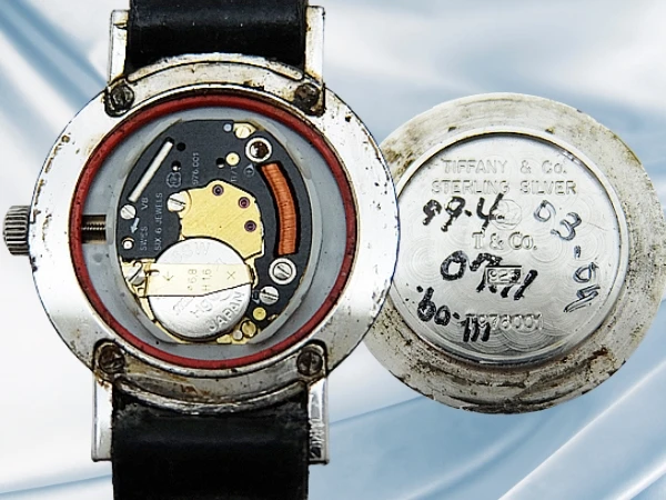 ティファニー アトラス Ref.L0640 スターリングシルバー SV925 グレーダイヤル ベルト装着 レディースモデル クォーツ BOX付属 TIFFANY&CO ATLAS [代行おまかせコース]