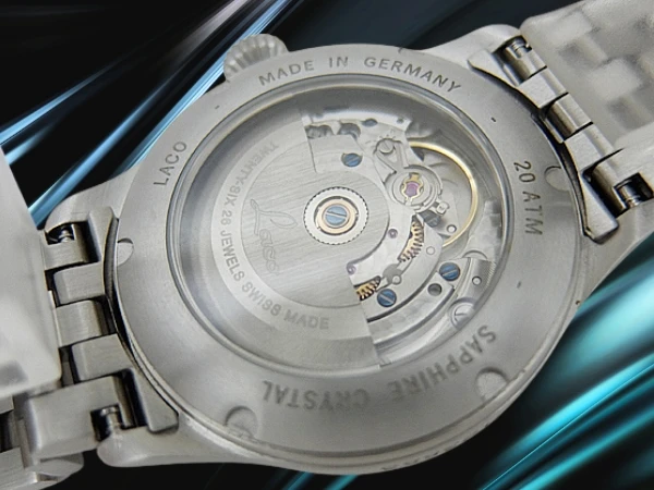 ラコ フリーガー シュトゥットガルト プロ Ref.862141_780 SS シースルー ブラックダイヤル バタフライバックル式ブレス装着 オートマチック パイロットウォッチ BOX・ギャラ等付属 LACO Stuttgart PRO [代行おまかせコース]