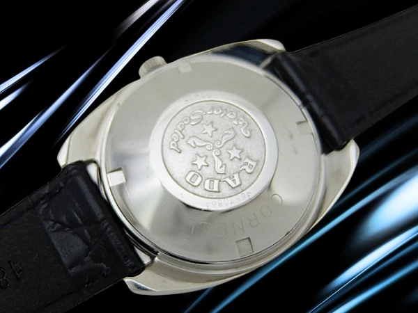 ラドー コーネル 25石 Ref.11916 Cal.AS1858 SS クッション ファセットカットガラス シルバーダイヤル 社外レザー+ラドー尾錠装着 オートマチック 2026年OH済 時計店修理明細付属 RADO CORNELL [代行おまかせコース]