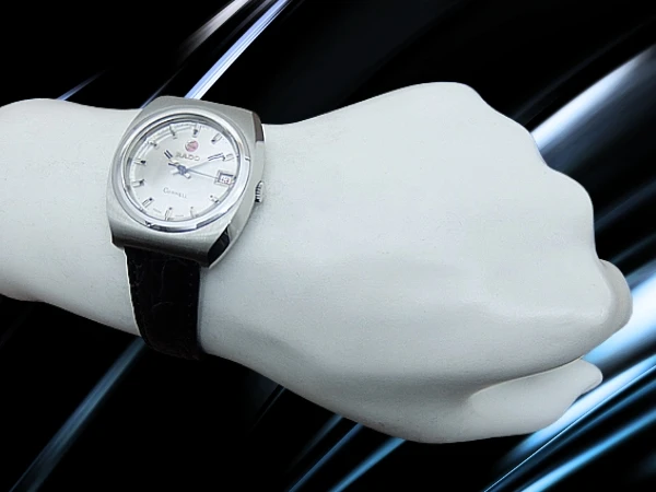 ラドー コーネル 25石 Ref.11916 Cal.AS1858 SS クッション ファセットカットガラス シルバーダイヤル 社外レザー+ラドー尾錠装着 オートマチック 2026年OH済 時計店修理明細付属 RADO CORNELL [代行おまかせコース]