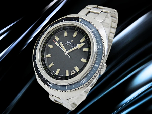ゼニス ヴィンテージ ダイバー Cal.2572PC SS トノー ブラックダイヤル ゲイフレヤー社製ラダーブレス装着 オートマチック ZENITH [代行おまかせコース]