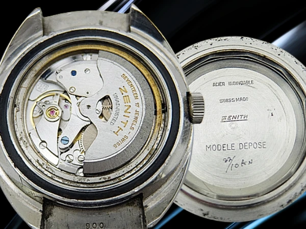 ゼニス ヴィンテージ ダイバー Cal.2572PC SS トノー ブラックダイヤル ゲイフレヤー社製ラダーブレス装着 オートマチック ZENITH [代行おまかせコース]