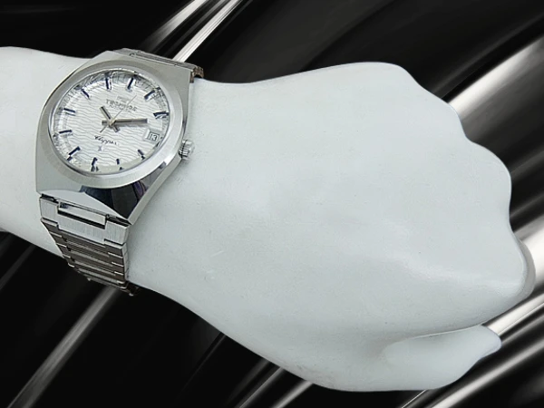 テクノス クリッパー Cal.2862 SS テクスチャダイヤル 多面カットガラス ブレス装着 2026年OH済 時計店修理明細付属 TECHNOS Clipper [代行おまかせコース]