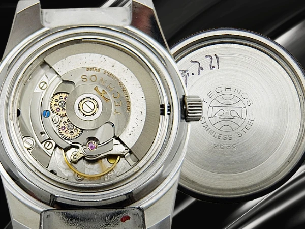 テクノス クリッパー Cal.2862 SS テクスチャダイヤル 多面カットガラス ブレス装着 2026年OH済 時計店修理明細付属 TECHNOS Clipper [代行おまかせコース]