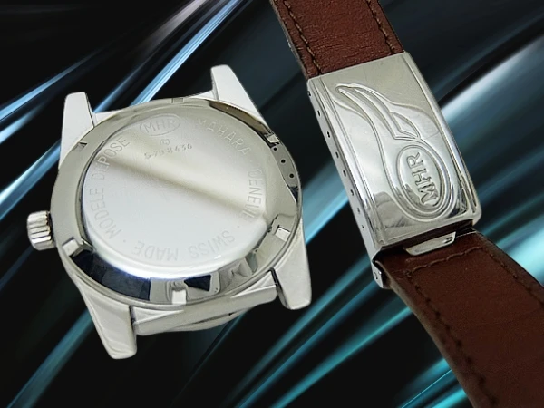 マハラ スパルビエロ 25石 Cal.2824-2 SS サーモンピンクダイヤル レザーストラップ+Dバックル装着 オートマチック MAHARA MHR Sparviero [代行おまかせコース]