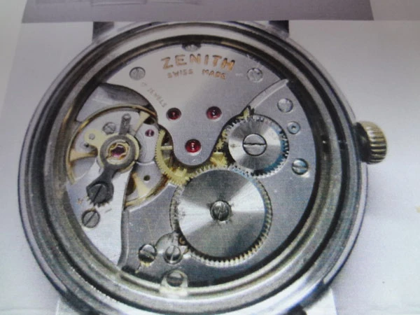 ゼニス 手巻き SSスクリューバックケース Cal.2542 分解掃除済・証明書付属