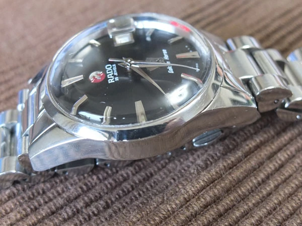ラドー ゴールデンホース RADO Golden Horse 復刻版 黒文字盤 自動巻き オートマチック 希少美品