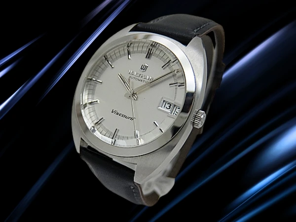 ウォルサム バイカウント Ref.2824 Cal.HT176 SS シルバーダイヤル 社外レザー装着 オートマチック 2026年OH済 時計店修理明細付属 WALTHAM Viscount [代行おまかせコース]