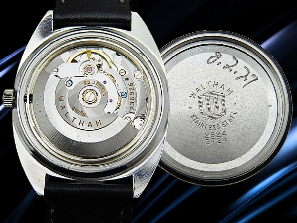 ウォルサム バイカウント Ref.2824 Cal.HT176 SS シルバーダイヤル 社外レザー装着 オートマチック 2026年OH済 時計店修理明細付属 WALTHAM Viscount [代行おまかせコース]